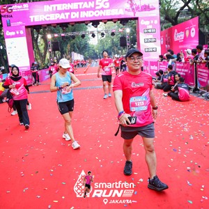 Race photo from SMARTFREN RUN 2026