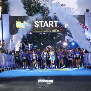 Race photo from BOGORUN 2026
