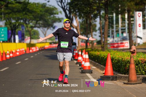 Race photo from BAF LIONS RUN 2024