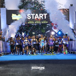 Race photo from BOGORUN 2026