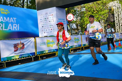 Race photo from Taman Budaya x BOGORUN 2025