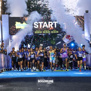 Race photo from BOGORUN 2026