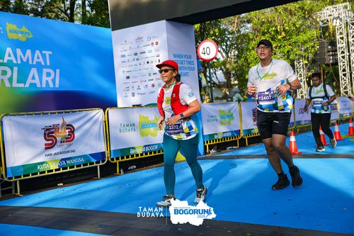 Race photo from Taman Budaya x BOGORUN 2025