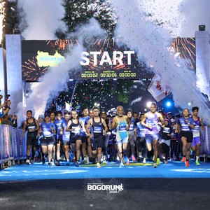Race photo from BOGORUN 2026