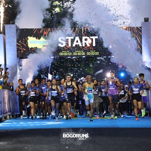 Race photo from BOGORUN 2026