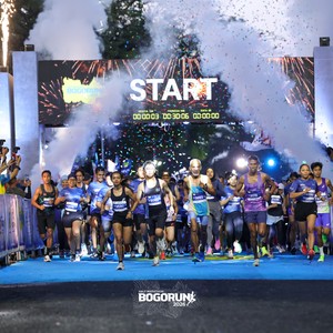 Race photo from BOGORUN 2026