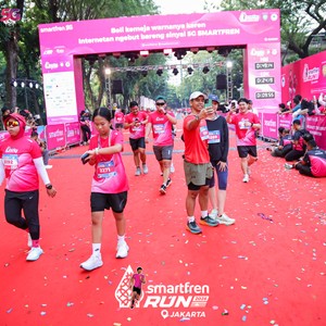 Race photo from SMARTFREN RUN 2026