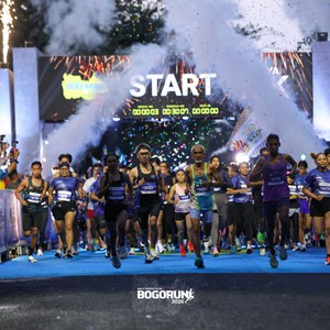 Race photo from BOGORUN 2026