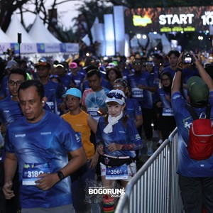 Race photo from BOGORUN 2026