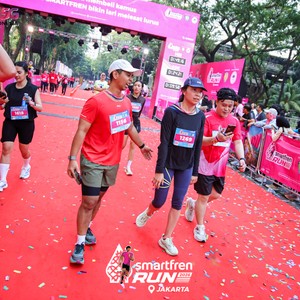 Race photo from SMARTFREN RUN 2026
