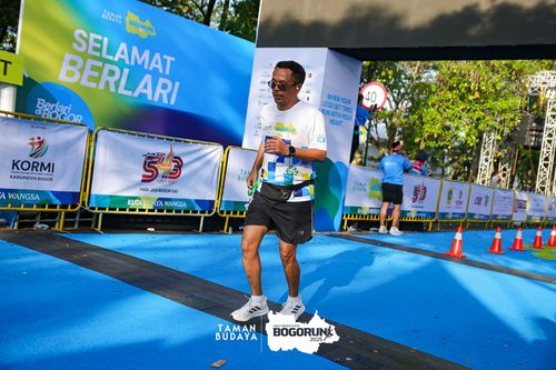 Race photo from Taman Budaya x BOGORUN 2025