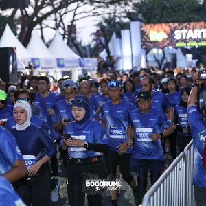 Race photo from BOGORUN 2026