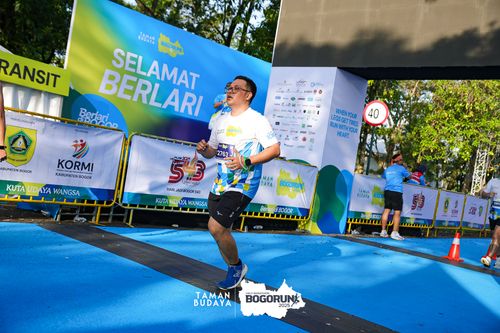 Race photo from Taman Budaya x BOGORUN 2025