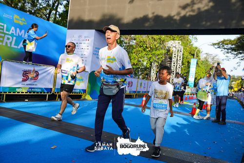 Race photo from Taman Budaya x BOGORUN 2025