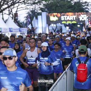 Race photo from BOGORUN 2026