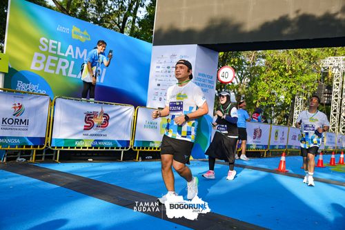 Race photo from Taman Budaya x BOGORUN 2025