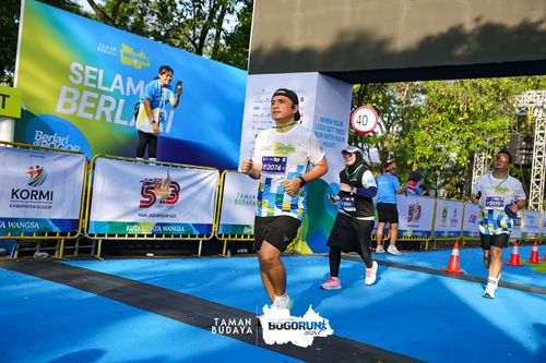 Race photo from Taman Budaya x BOGORUN 2025