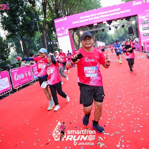 Race photo from SMARTFREN RUN 2026