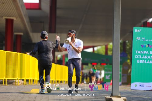 Race photo from BAF LIONS RUN 2024