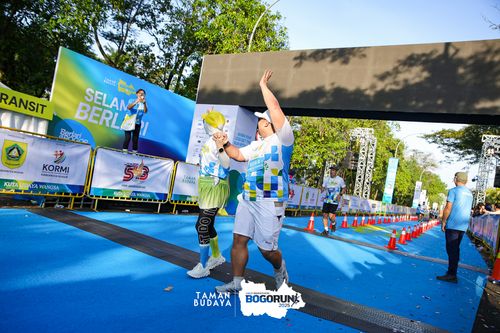 Race photo from Taman Budaya x BOGORUN 2025
