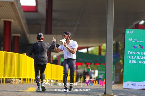 Race photo from BAF LIONS RUN 2024