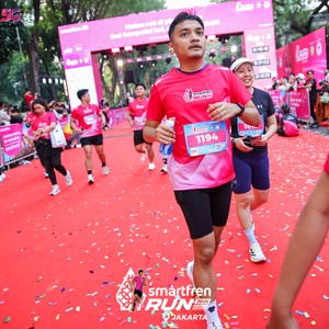 Race photo from SMARTFREN RUN 2026