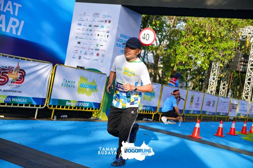 Race photo from Taman Budaya x BOGORUN 2025