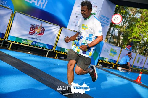 Race photo from Taman Budaya x BOGORUN 2025