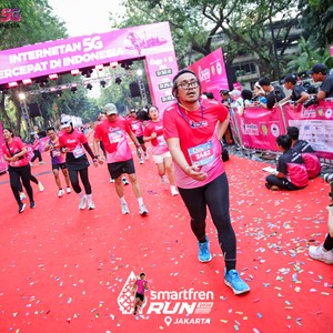 Race photo from SMARTFREN RUN 2026