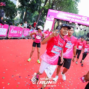Race photo from SMARTFREN RUN 2026