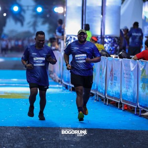 Race photo from BOGORUN 2026