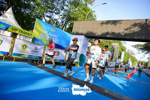 Race photo from Taman Budaya x BOGORUN 2025