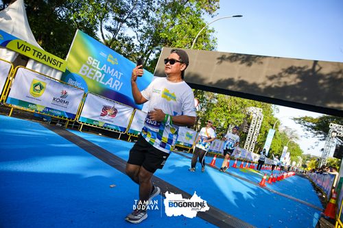 Race photo from Taman Budaya x BOGORUN 2025