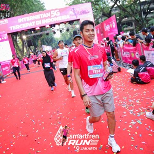 Race photo from SMARTFREN RUN 2026