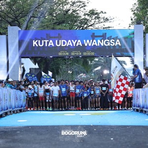 Race photo from BOGORUN 2026