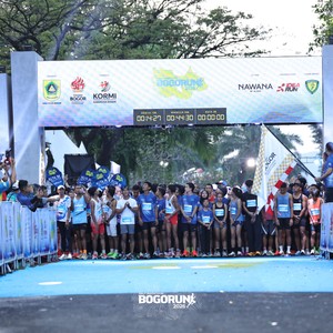 Race photo from BOGORUN 2026