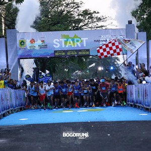 Race photo from BOGORUN 2026