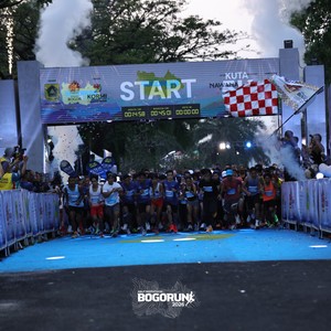 Race photo from BOGORUN 2026