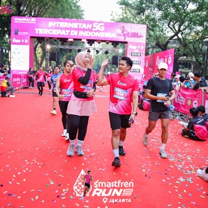 Race photo from SMARTFREN RUN 2026