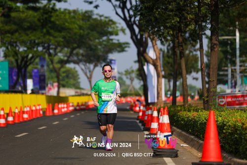 Race photo from BAF LIONS RUN 2024