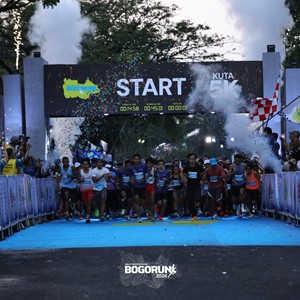 Race photo from BOGORUN 2026