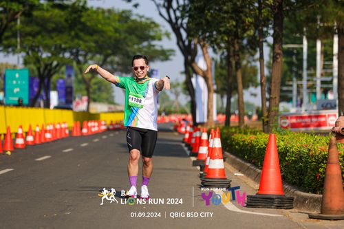 Race photo from BAF LIONS RUN 2024