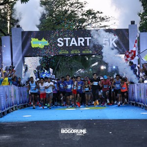 Race photo from BOGORUN 2026