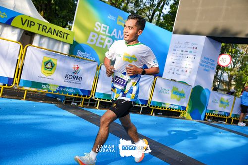 Race photo from Taman Budaya x BOGORUN 2025