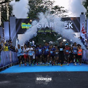 Race photo from BOGORUN 2026