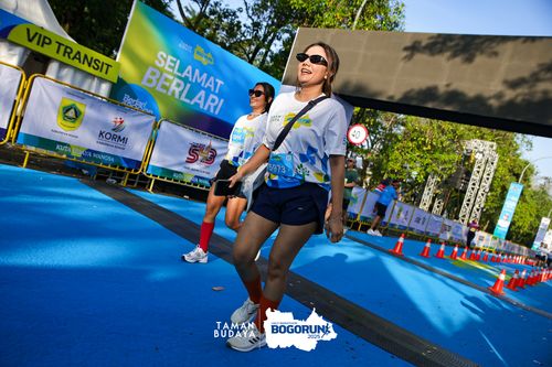 Race photo from Taman Budaya x BOGORUN 2025