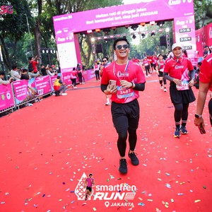 Race photo from SMARTFREN RUN 2026