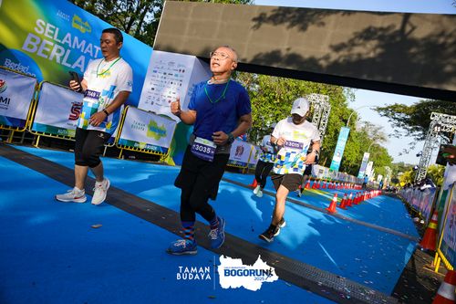 Race photo from Taman Budaya x BOGORUN 2025