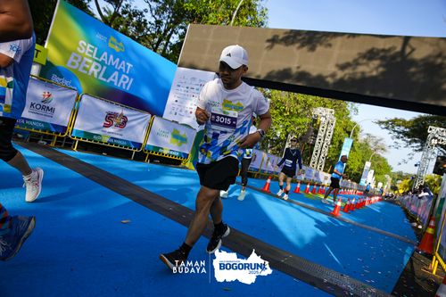 Race photo from Taman Budaya x BOGORUN 2025