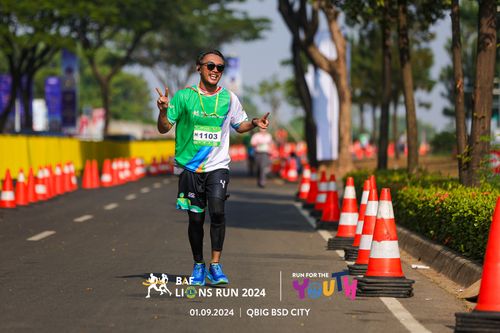 Race photo from BAF LIONS RUN 2024